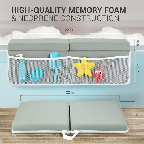 Colsen Baby Bath Bath Kneeler Y El Codo Set De Almohadilla D