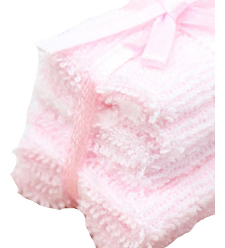 Juego De Toallas Para Casa De Muñecas, Toalla De Baño Rosa