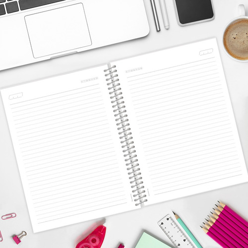 Caderno Universitário Personalizado Profissões Rosê 20 Mat Cor Eng. De Alimentos