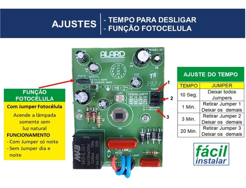 Imagem 2 de 5 de Sensor Iluminação Presença Parede 150° Acende Apaga Luz Ecp