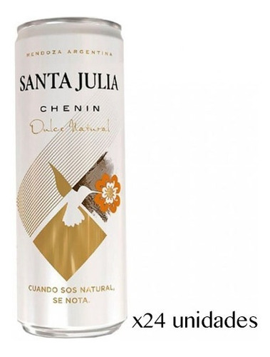 Vino Santa Julia Chenin Dulce Lata 355 Ml X 24 Unidades