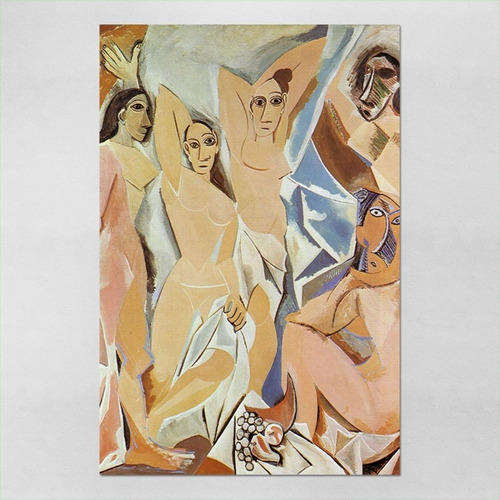Poster 40x60cm Picasso Les Demoiselles D'avignon 1907  75