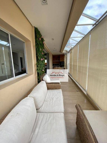 Imagem 13 de 30 de Cobertura Com 3 Dormitórios À Venda, 234 M² Por R$ 2.485.000,00 - Vila Augusta - Guarulhos/sp - Co0019