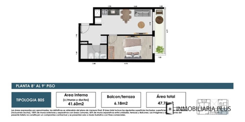 Vendo Apartamento De 1 Dormitorio En Av. Uruguay