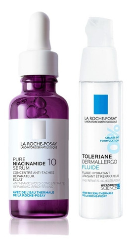 La Roche Posay Serum Niacinamida + Toleriane Dermallergo Flu