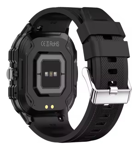 Smartwatch Hk24 Reloj Inteligente Militar Amoled Negro