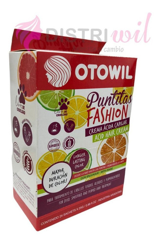 Imagen 7 de 8 de Crema Acida Puntitas Fashion Caja X24u.