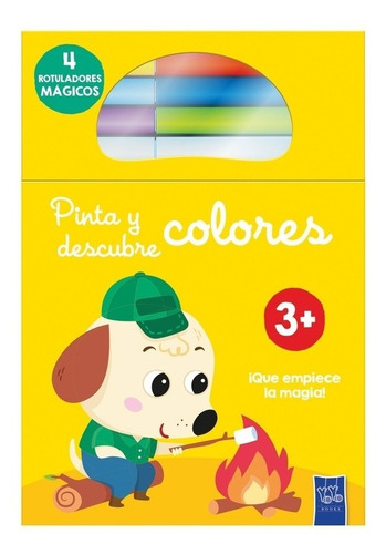Imagen 1 de 7 de Pinta Y Descubre Colores - Perro - Yoyo