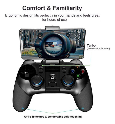 Ípega Pg 9076 Controle Bluetooth Gamepad Para Android, Tv
