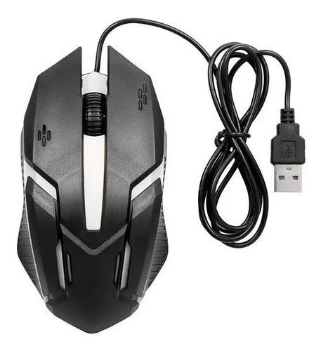 Mouse Gamer Cable Usb Retroiluminado 1000dpi Dn-n818 Oferta!