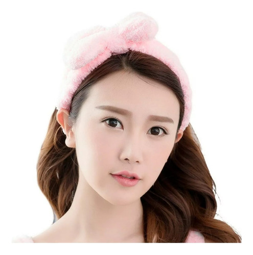 2 Pz Banda Cabello Elástico Suave Moño Belleza Maquillaje F Color Al Azar
