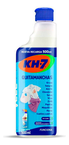 Limpiador Quitamanchas Recarga Botella 500ml Kh-7 