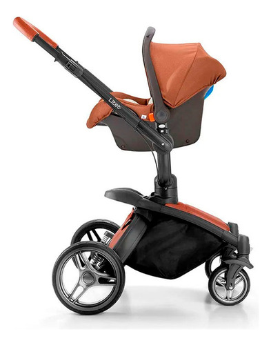 Carrinho Passeio Moisés C/ Bebê Conforto Candy E Base Isofix