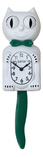 Nuevo Kit Cat Klock - Reloj De Pared Analógico, Color Blanco