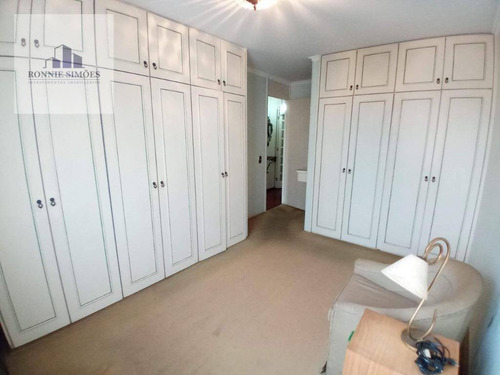 Imagem 14 de 24 de Apartamento À Venda Em Moema, Edifício Guaraú, 3 Dormitórios, Sala Ampla, Cozinha Com Armários, 1 Banheiro, 1 Vaga Na Garagem, 100 M², São Paulo. - Ap1173