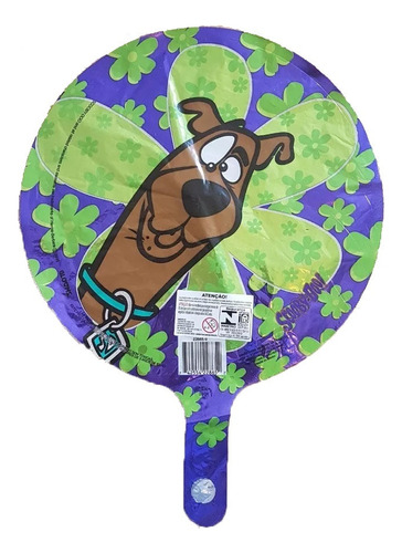 Balões Metalizados Scooby 22cm Ref42286509 9un Balão+varetas