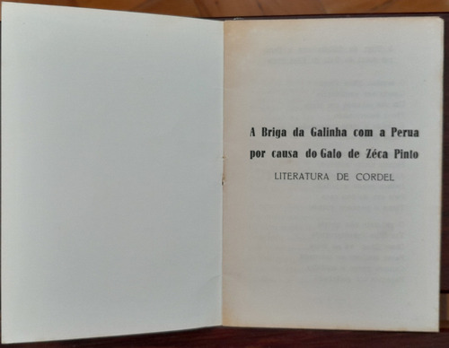 A Briga Da Galinha Com A Perua Por Causa Do Galo De Zeca (Usado)