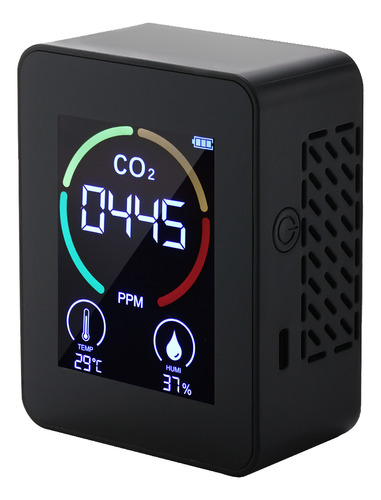 Medidor De Co2 Con Batería De Calidad Digital, 1200 Mah, Lit