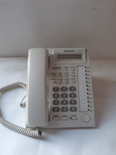 Teléfono Fijo Panasonic Kx-t7730 Blanco