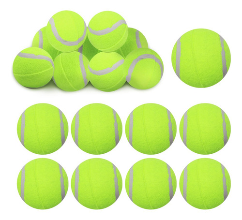 Pack De 9 Pelotas De Tennis/pelota De Adiestramiento Para Ma