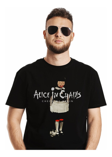 Polera Alice In Chains Check My Brain Rock Impresión Directa