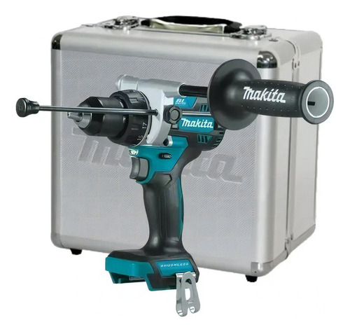 Furadeira Parafusadeira Makita Dhp486 + Maleta S/ Bateria Cor Azul-petróleo 18v