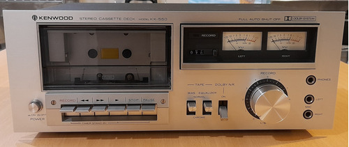 Stereo Cassette Deck Kenwood Kx-550