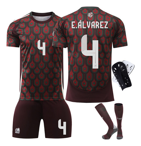 Camiseta De Fútbol De México 2024 #14 E. Alvarez