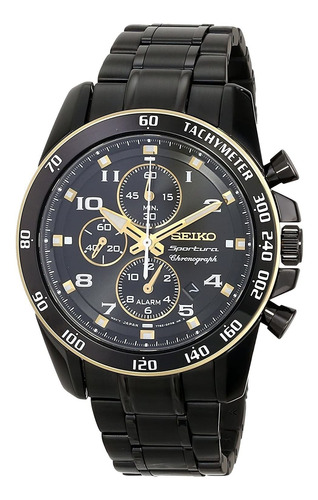 Reloj Hombre Seiko Snaf34 Cuarzo Pulso Negro Just Watches