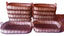 Comprar Bandeja De Mimbre Para Desayunos U Otros Pack 10 Unidades