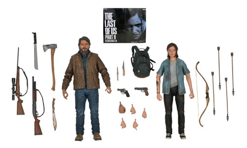 Figura Juego Last Of Us Set Muñeco Juguete Neca Ellie Joel