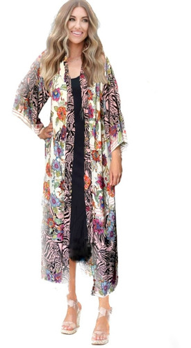 Kimono Largo De  Mujer . Talla L