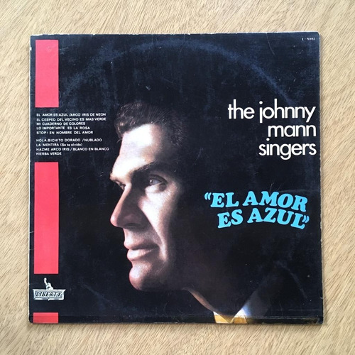 The Johnny Mann Singers  El Amor Azul  Vinilo Lp Nac. 1968