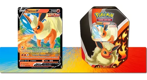 Kit: Pokemon Lata - Evoluções de Eevee 3 Unidades - COPAG - Deck