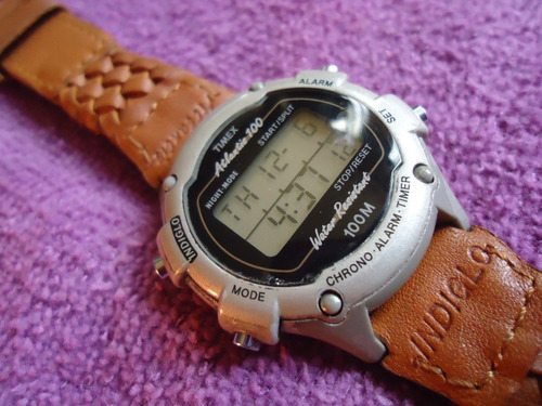 Timex Atlantis Reloj Digital Vintage Retro Para Mujer