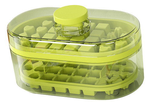 Caja De Moldes De Prensa Doméstica Ice Cube Tray Maker De Al