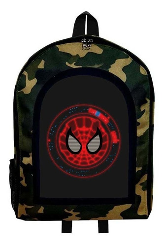 Mochila Camuflada Spider Man Modelo 61