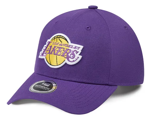 Gorra Nba Clasicos Curved Structured Lakers Hombre 0128 Grid