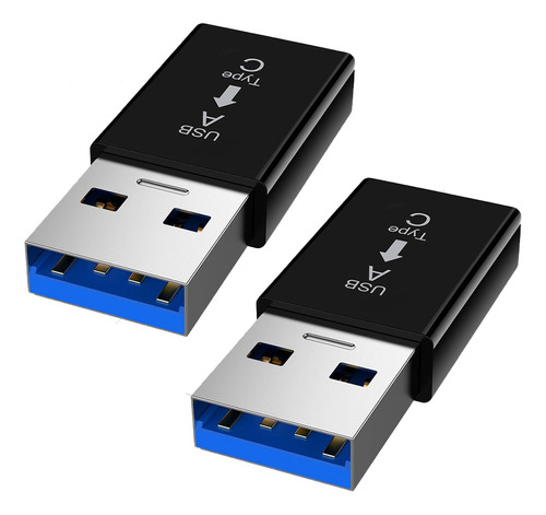 2 Adaptadores Convertidor Usb 3.0 A Usb Tipo C 