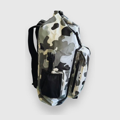 Bolso Mochila Impermeable Outdoor Turtle Outlander 30l Ttm Color Gray camouflage Diseño de la tela Camuflage