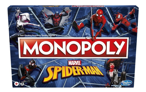 Monopoly Spiderman Marvel Juego Monopolio Hombre Araña