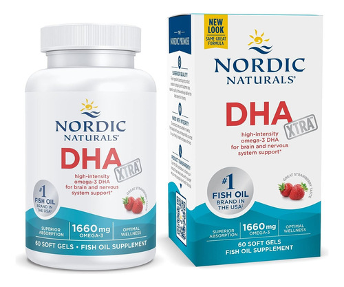 Nordic Naturals Dha Xtra Omega3 Para Sistema Nervioso 60 Cap