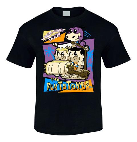 Camiseta The Flintstones Picapiedr Edicion Black Series Pop 