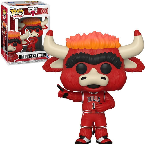 Funko Pop Nba Mascots Chicago Bulls Benny The Bull