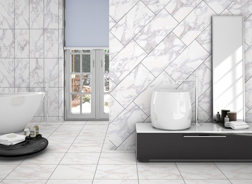 Imagen 3 de 5 de Ceramicas De Piso Y Pared Cortines Calacatta 35x60 1ra