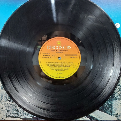 Imagem 3 de 6 de Vinil Lp Aerosmith Rock In A Hard Place