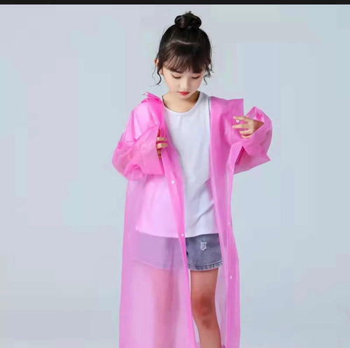 Poncho Impermeable Niños Capa Lluvia Grueso Envío Gratis 