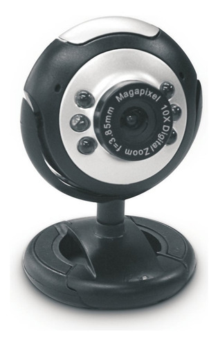 :dynamode M-1100m 2mp Camara Usb Negro Plateado Caja 4