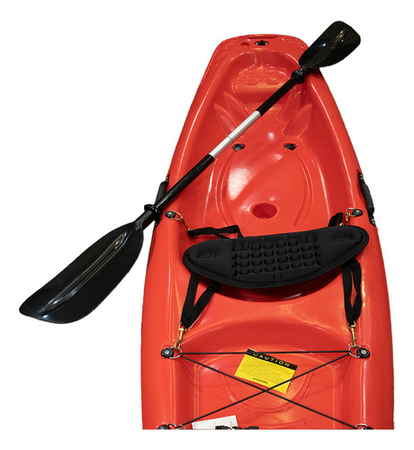 Kayak Infantil 2m Con Remo Y Asiento Mar Lagos Rios Lagunas Color Rojo