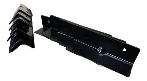 Caja X 12 Conectores Angulo Negro 93 X 30 X 30mm Modelo 514